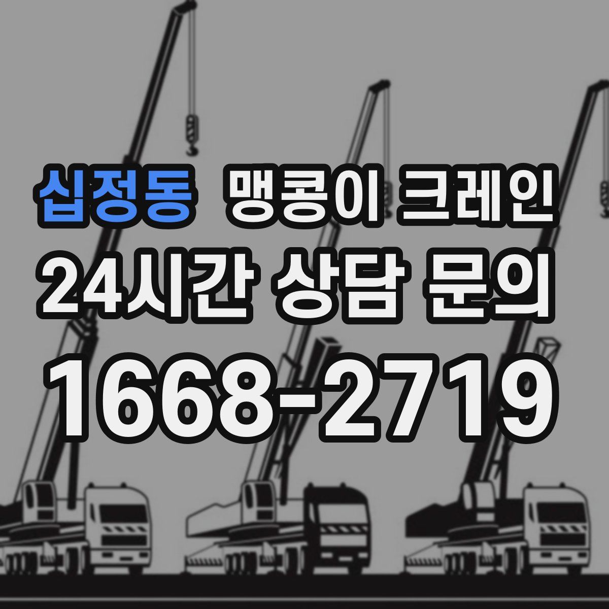 십정동 맹콩이 크레인
