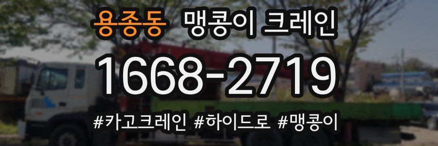 용종동 맹콩이 크레인