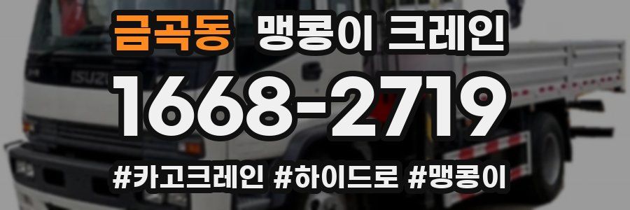 금곡동 맹콩이 크레인