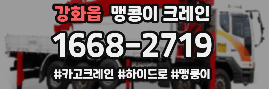 강화읍 맹콩이 크레인