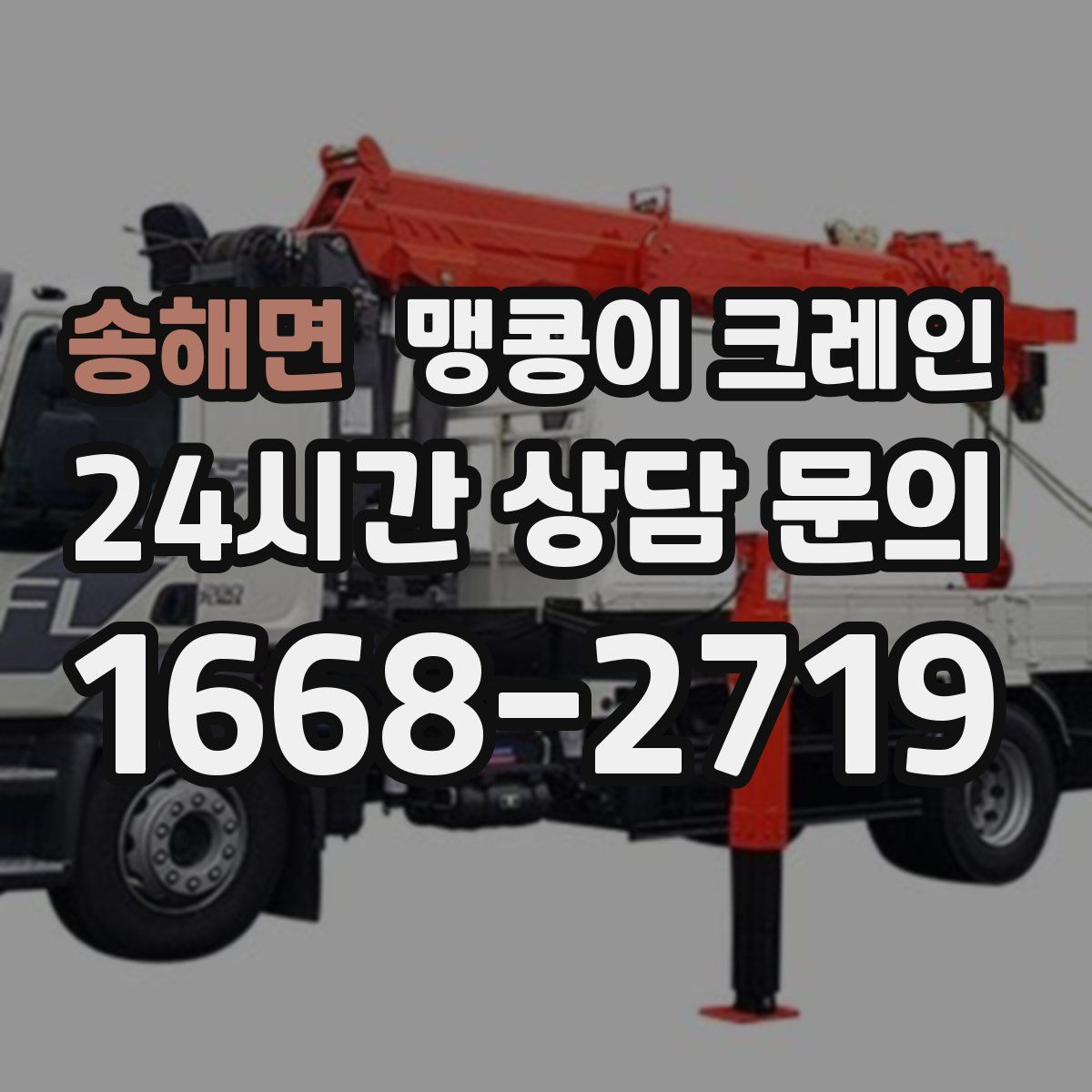 송해면 맹콩이 크레인