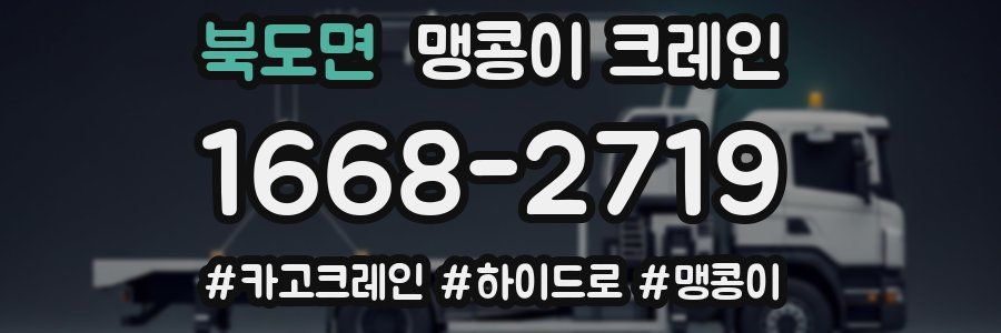 북도면 맹콩이 크레인