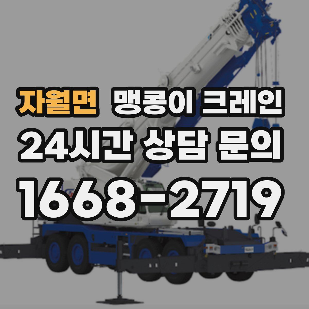 자월면 맹콩이 크레인