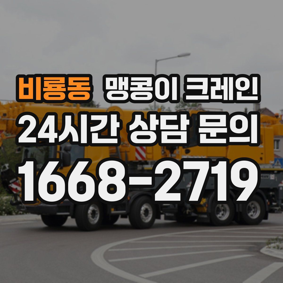 비룡동 맹콩이 크레인