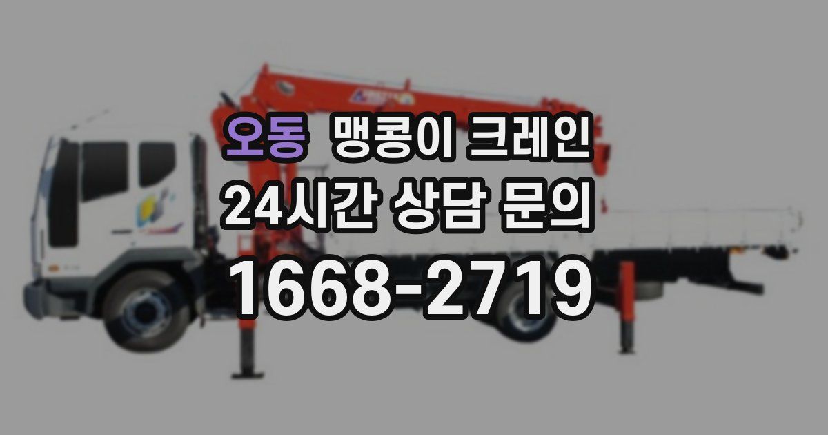 오동 맹콩이 크레인