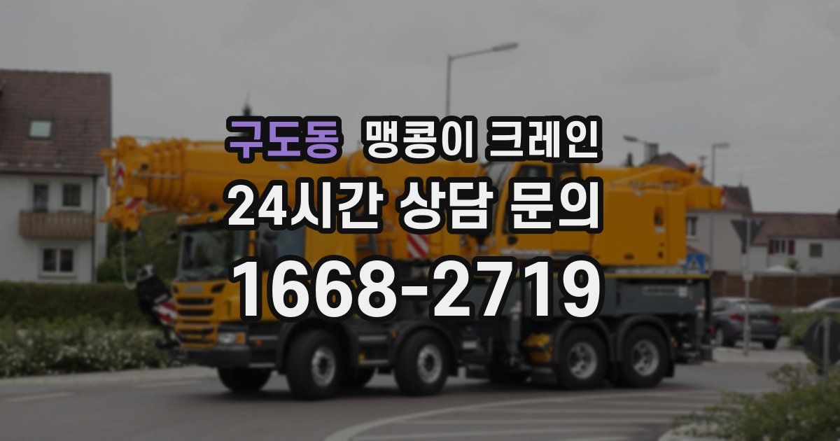 구도동 맹콩이 크레인