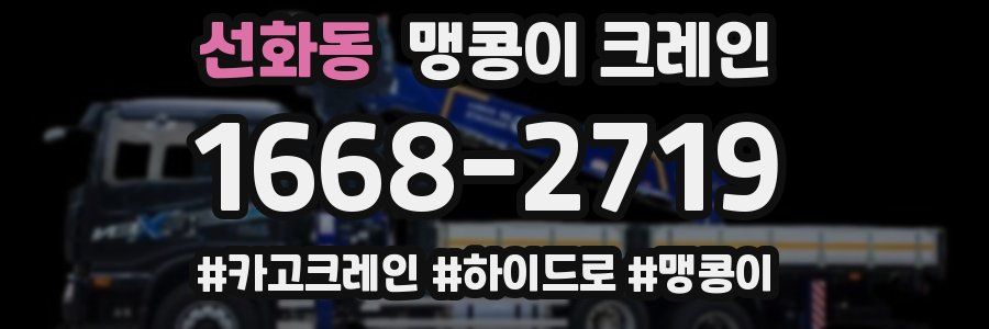 선화동 맹콩이 크레인