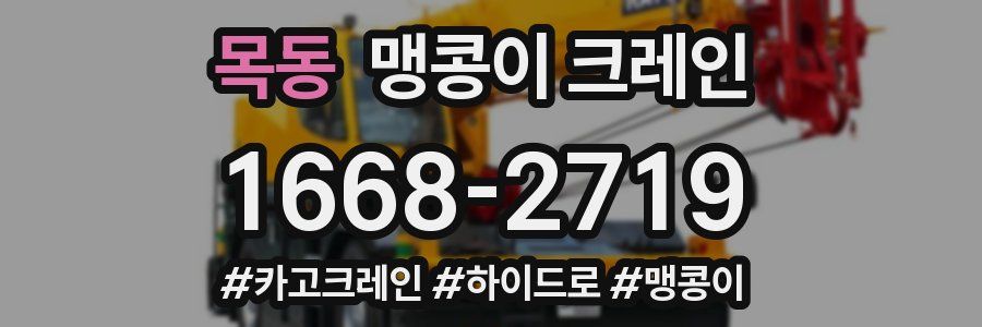 목동 맹콩이 크레인