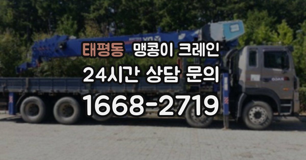 태평동 맹콩이 크레인