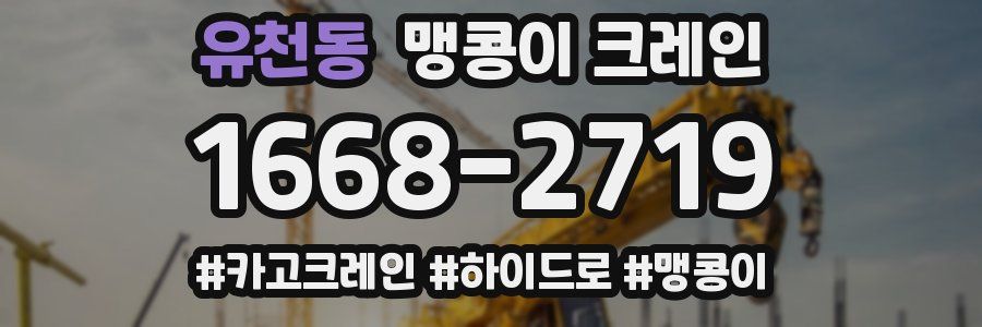 유천동 맹콩이 크레인