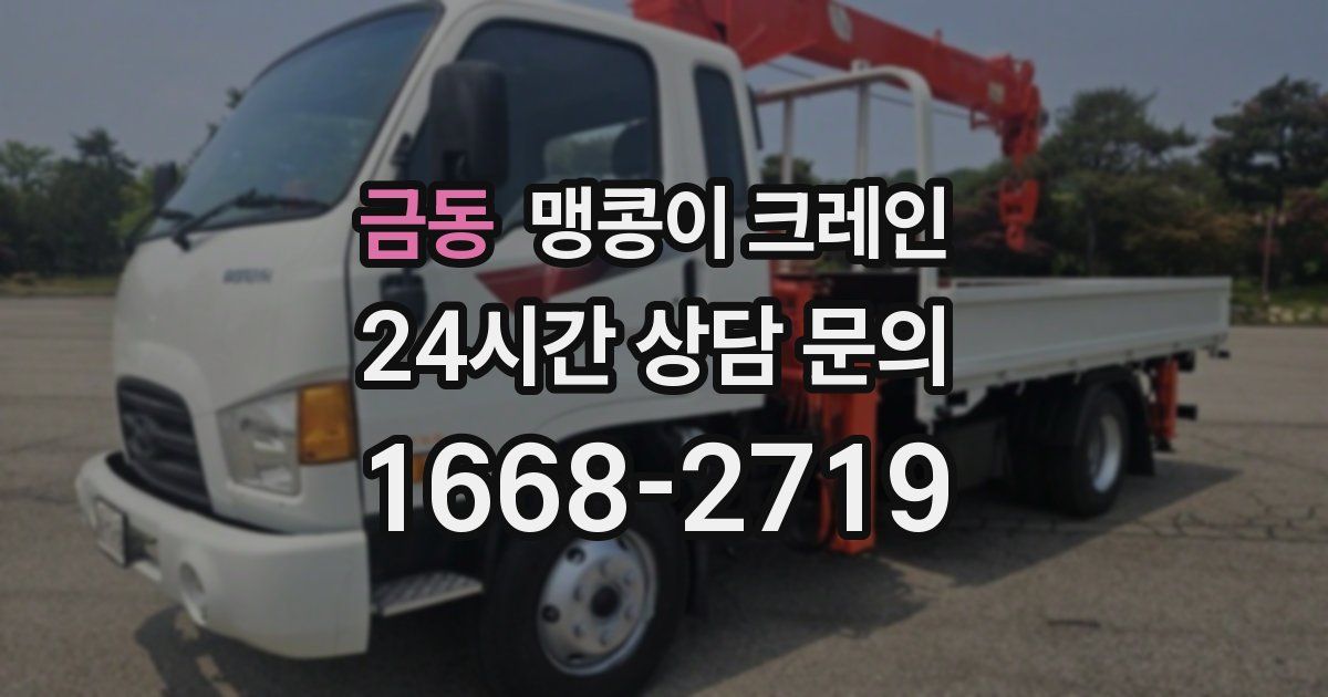 금동 맹콩이 크레인