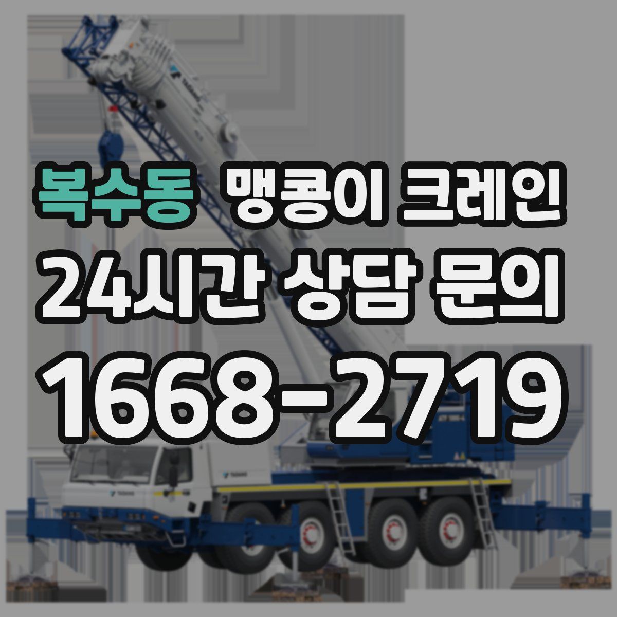 복수동 맹콩이 크레인