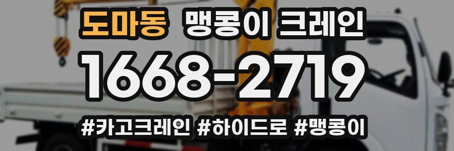 도마동 맹콩이 크레인
