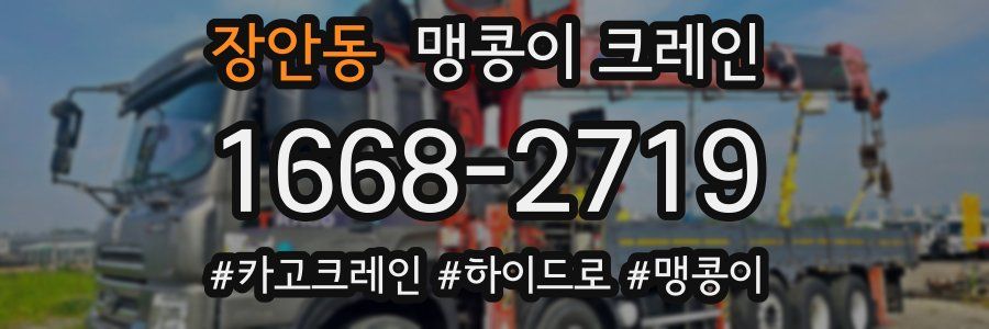 장안동 맹콩이 크레인
