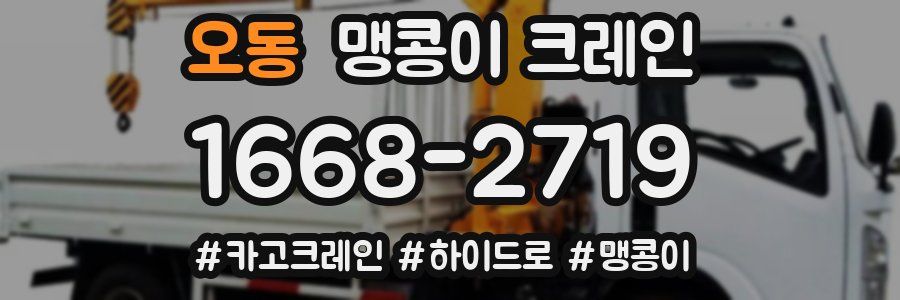 오동 맹콩이 크레인