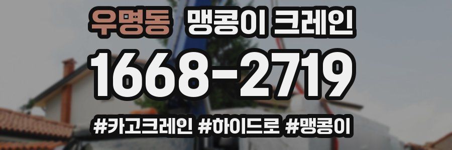 우명동 맹콩이 크레인