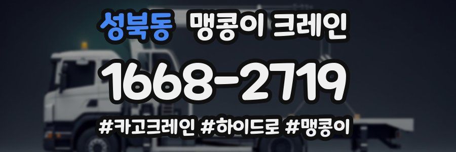 성북동 맹콩이 크레인