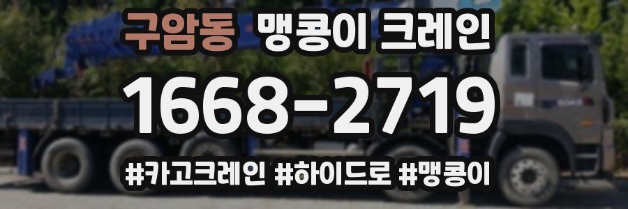 구암동 맹콩이 크레인