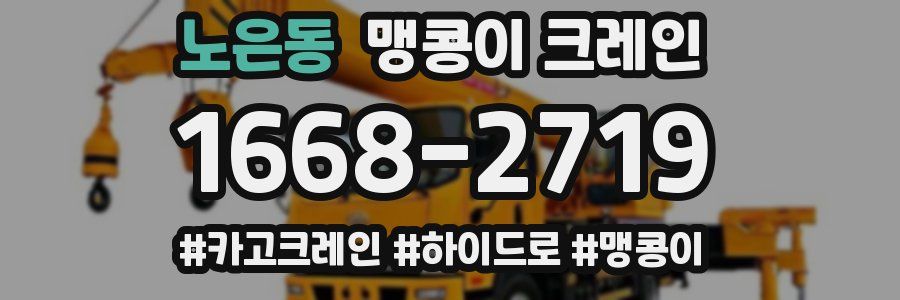 노은동 맹콩이 크레인
