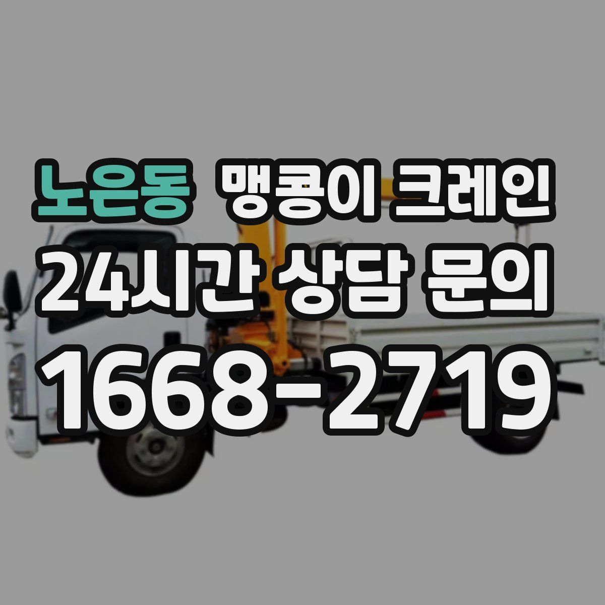 노은동 맹콩이 크레인