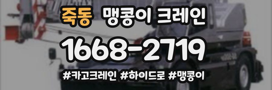죽동 맹콩이 크레인