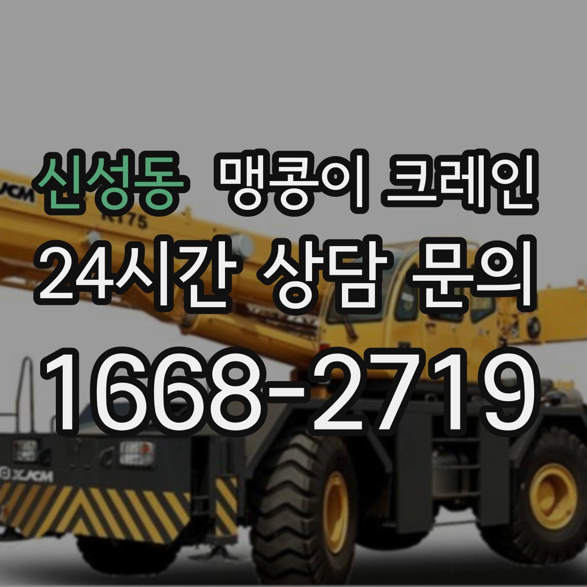 신성동 맹콩이 크레인