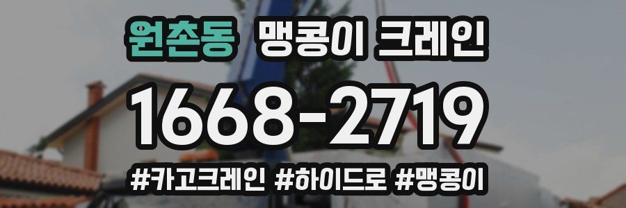 원촌동 맹콩이 크레인