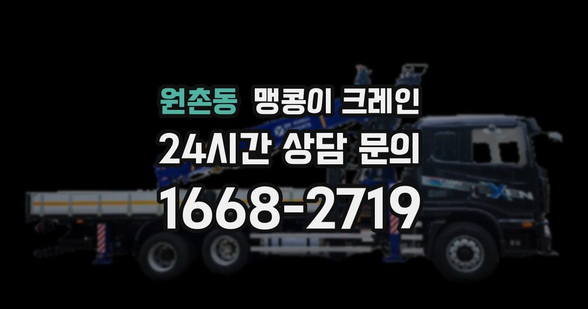 원촌동 맹콩이 크레인