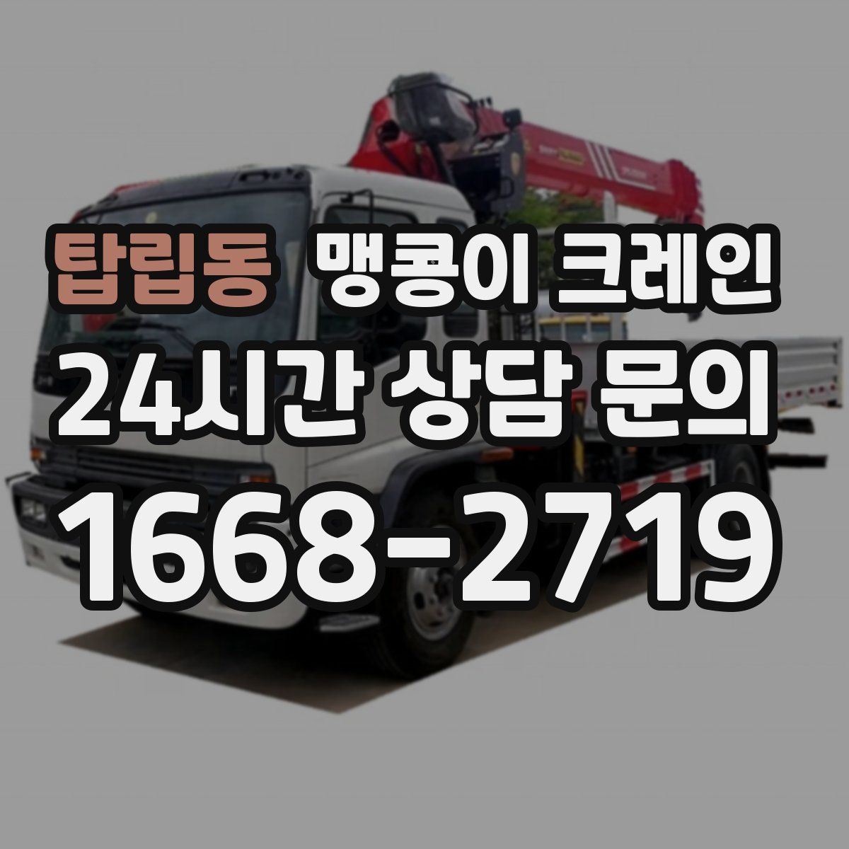 탑립동 맹콩이 크레인