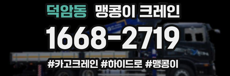 덕암동 맹콩이 크레인