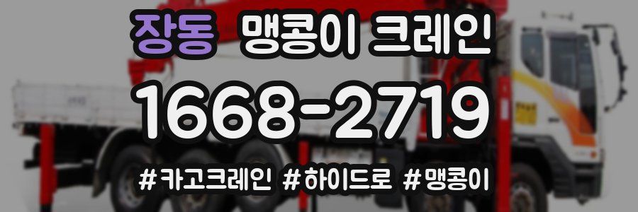 장동 맹콩이 크레인