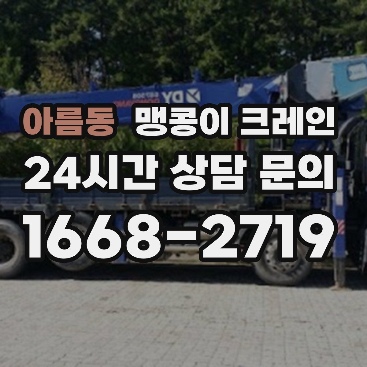 아름동 맹콩이 크레인