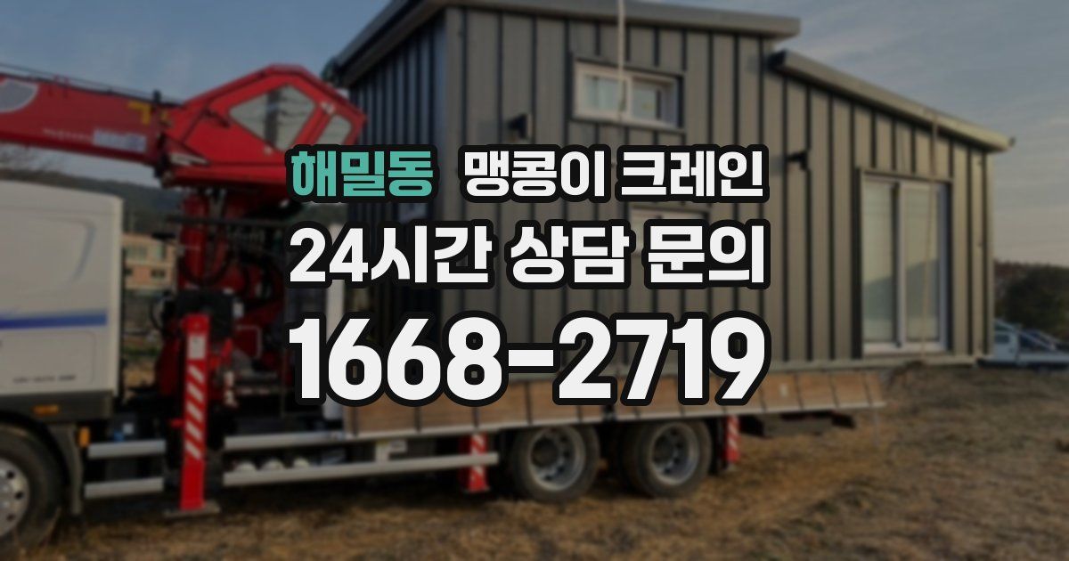 해밀동 맹콩이 크레인