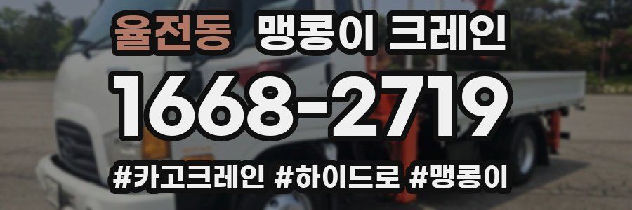 율전동 맹콩이 크레인