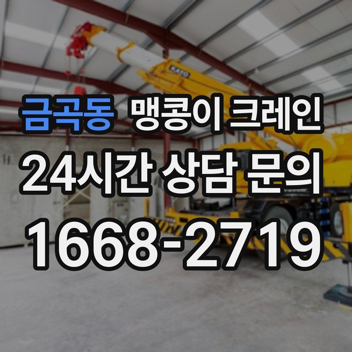 금곡동 맹콩이 크레인
