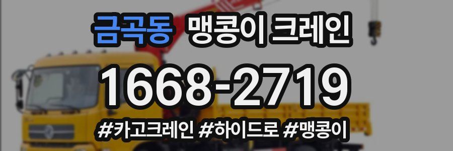 금곡동 맹콩이 크레인