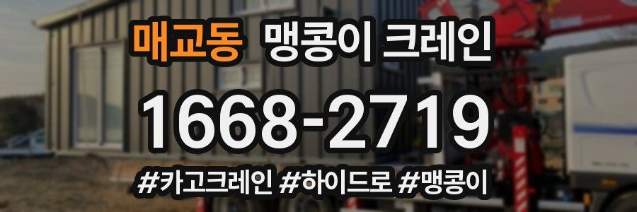 매교동 맹콩이 크레인