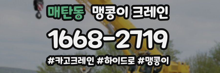 매탄동 맹콩이 크레인