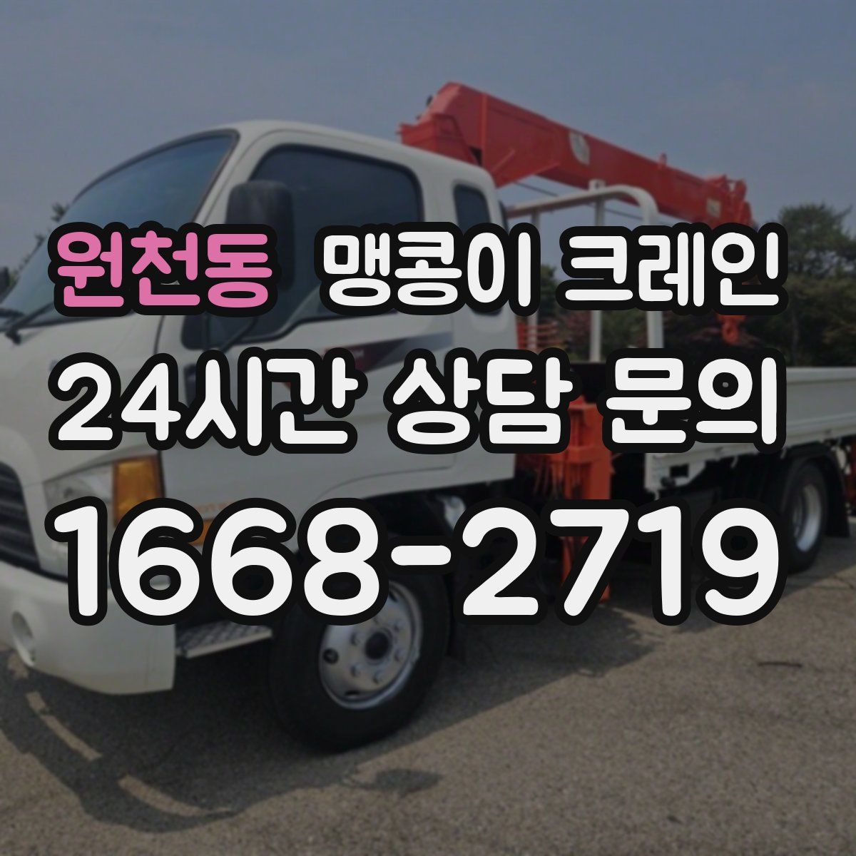 원천동 맹콩이 크레인