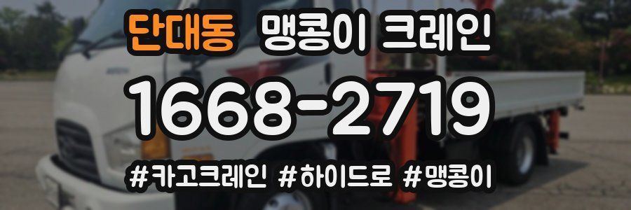 단대동 맹콩이 크레인