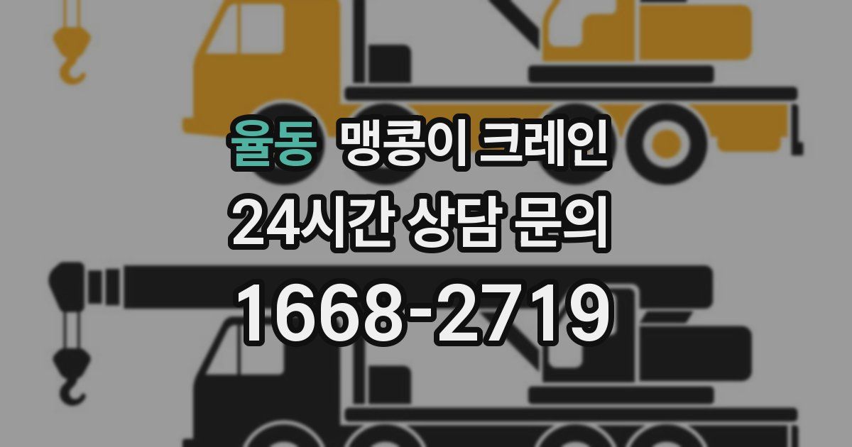 율동 맹콩이 크레인