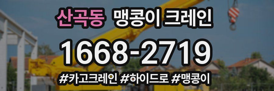 산곡동 맹콩이 크레인
