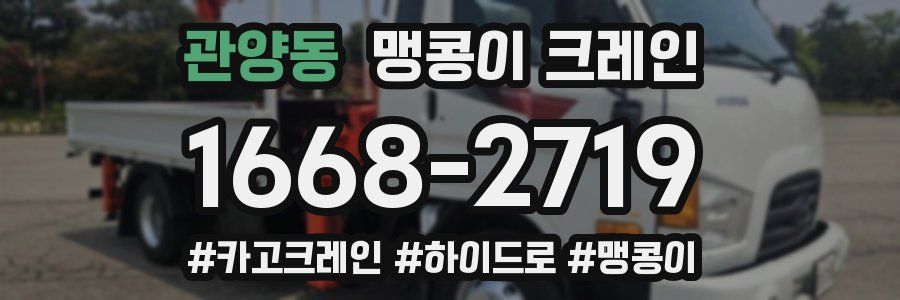 관양동 맹콩이 크레인