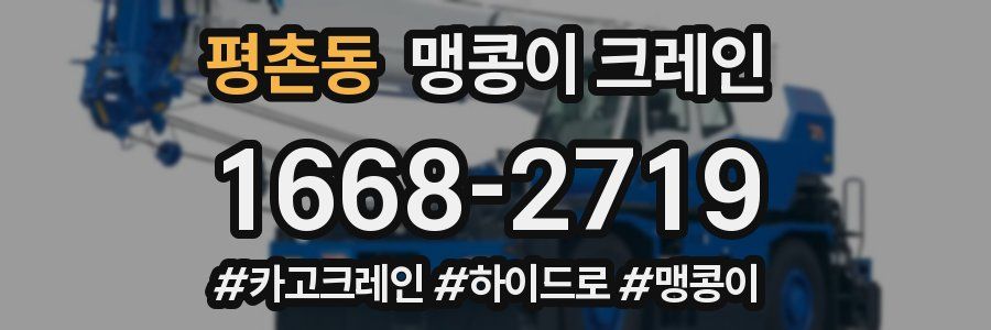 평촌동 맹콩이 크레인