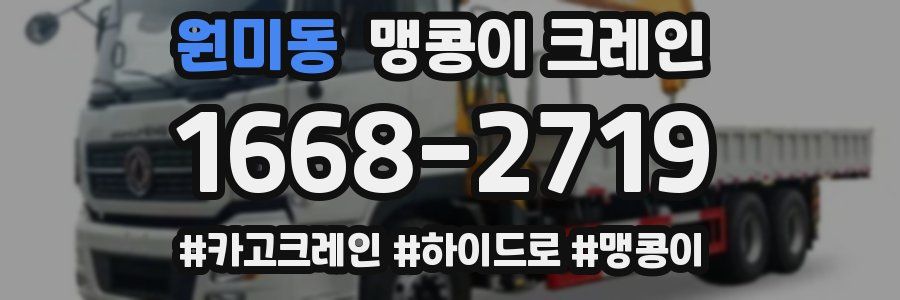 원미동 맹콩이 크레인