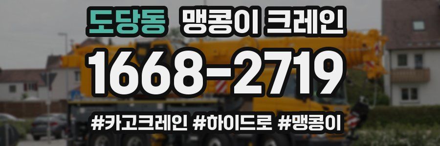 도당동 맹콩이 크레인