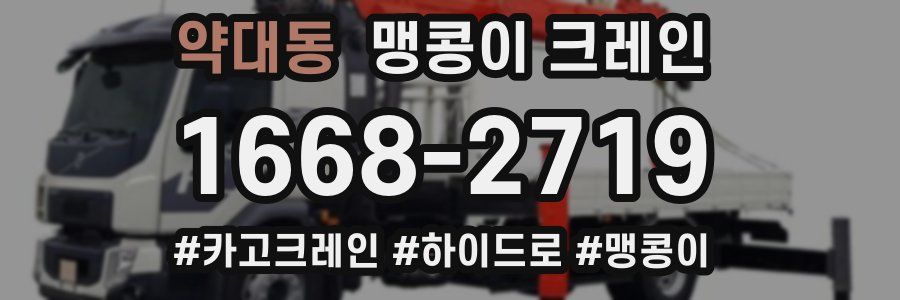 약대동 맹콩이 크레인