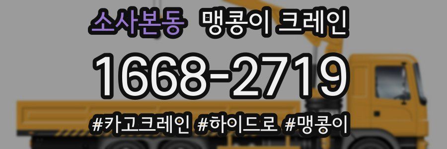 소사본동 맹콩이 크레인