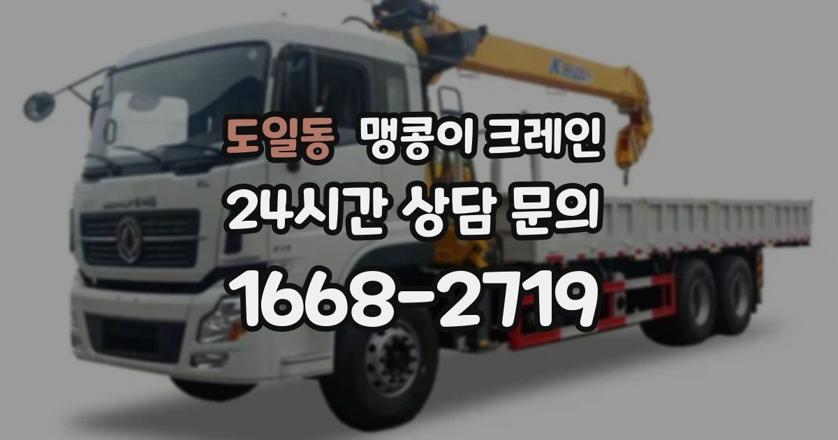 도일동 맹콩이 크레인