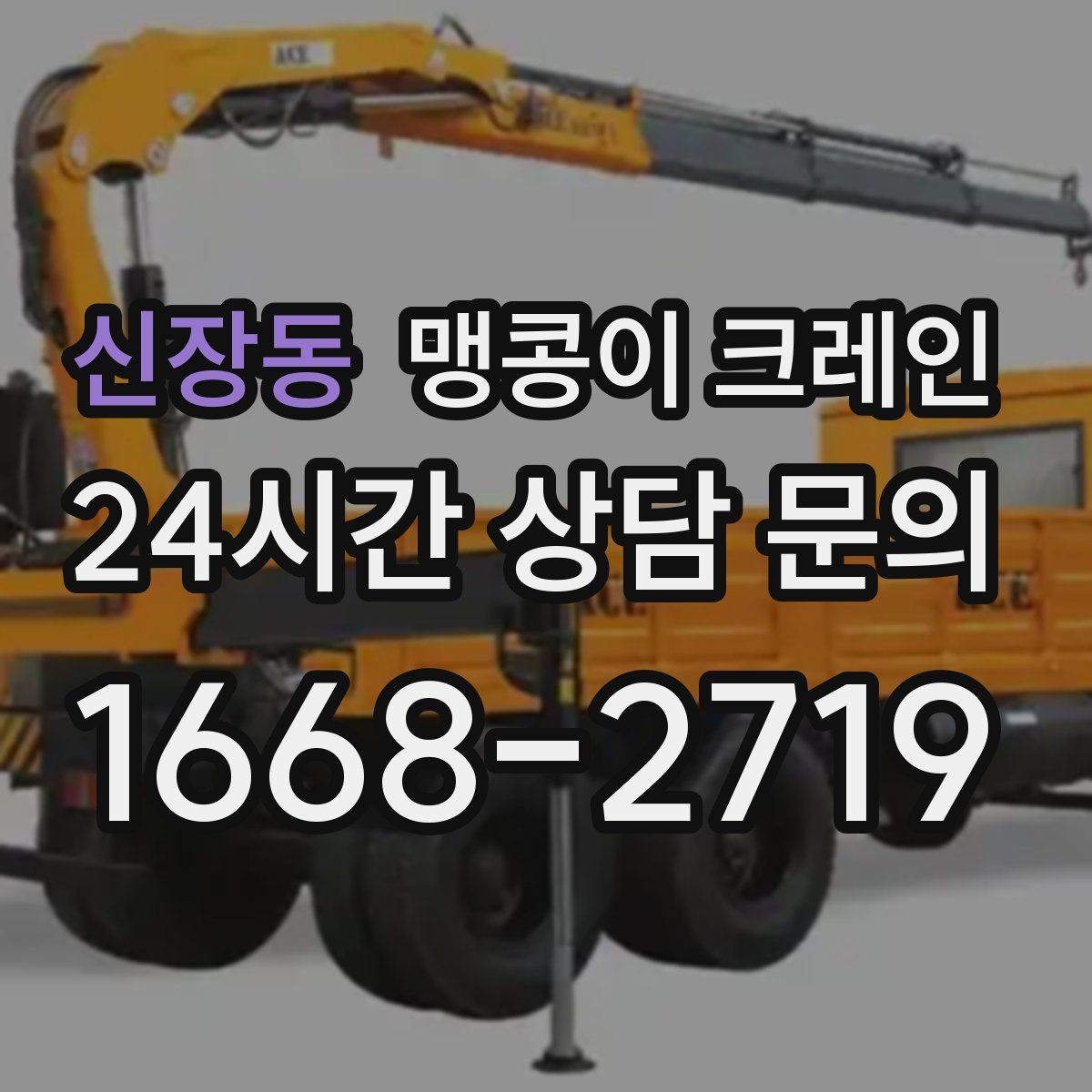 신장동 맹콩이 크레인